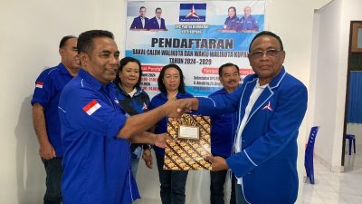 Yance Ndaumanu Resmi Daftar Sebagai Balon Wali Kota Kupang Periode 2024-2029, Simak Alasannya